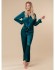 Пижама женская (длинный рукав с брюками) Indefini 3221TCC
