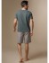 Пижама мужская (Футболка+шорты) Indefini 3040PBZ